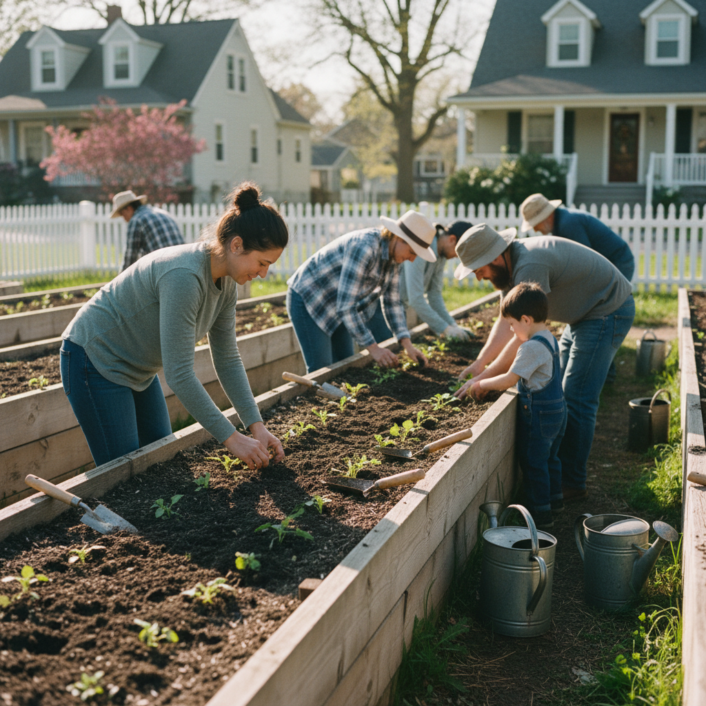 Community Garden Expansion Breaks Ground on Maple Avenue